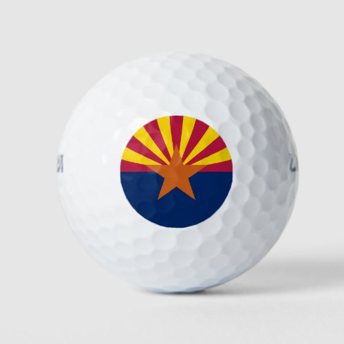 Arizona State Flag Golf Balls