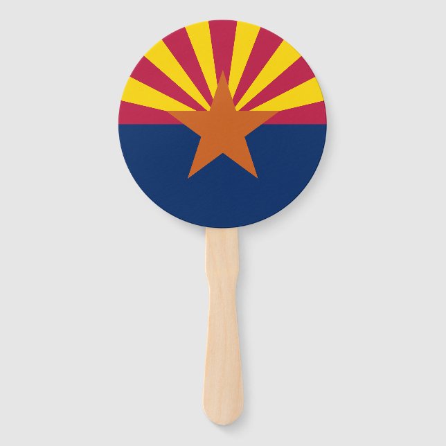 Arizona State Flag Hand Fan (Front)