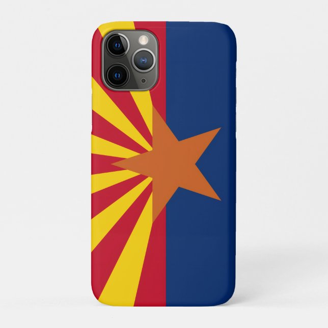 Arizona State  Flag Image Case-Mate iPhone Case (Back)