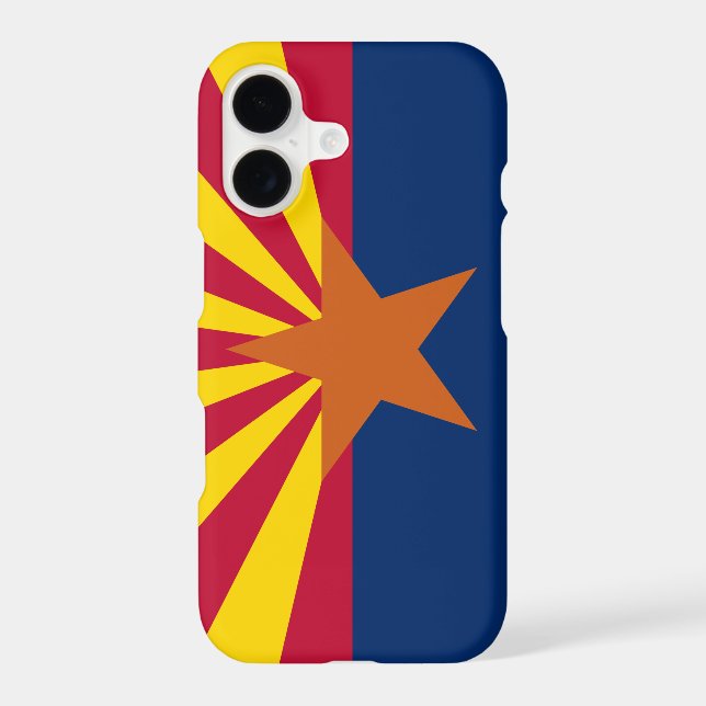 Arizona State Flag Iphone Case (Back)