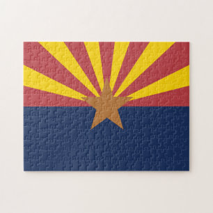 Arizona State Flag Jigsaw Puzzle