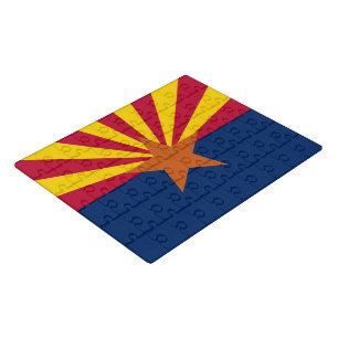 Arizona State Flag Jigsaw Puzzle