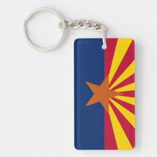 Arizona State Flag Keychain