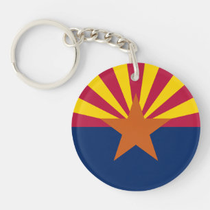 Arizona State Flag Keychain