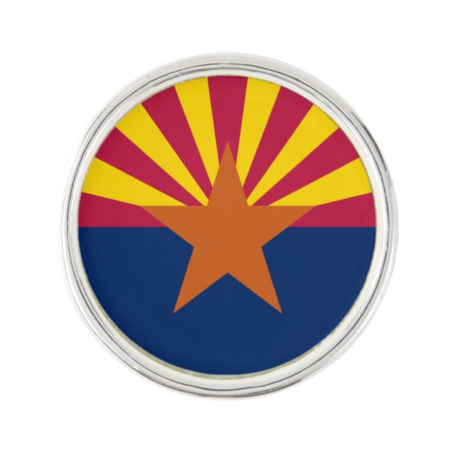 Arizona State Flag Lapel Pin (Front)