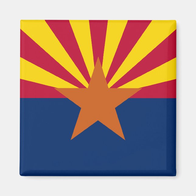 Arizona State Flag Magnet (Front)