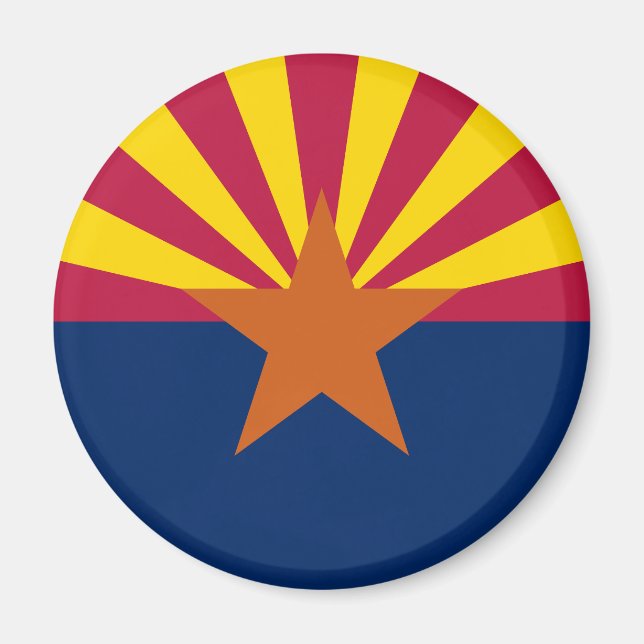 Arizona State Flag Magnet (Front)