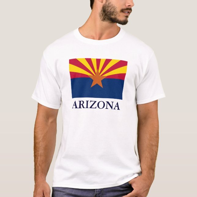 Arizona State Flag Mens T-shirt (Front)