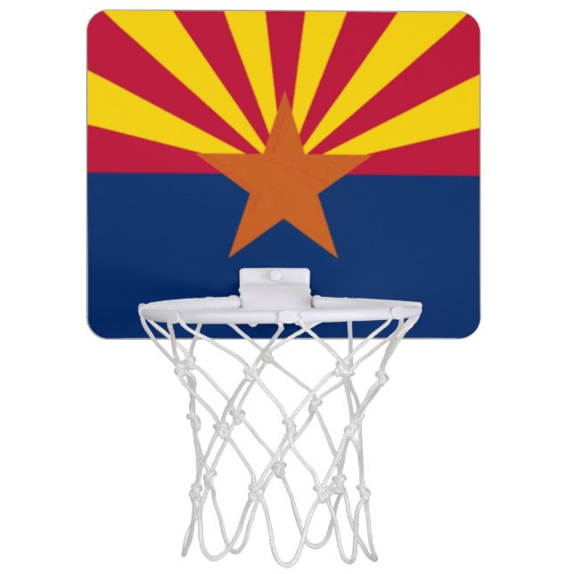 Arizona State Flag Mini Basketball Hoop (Front)