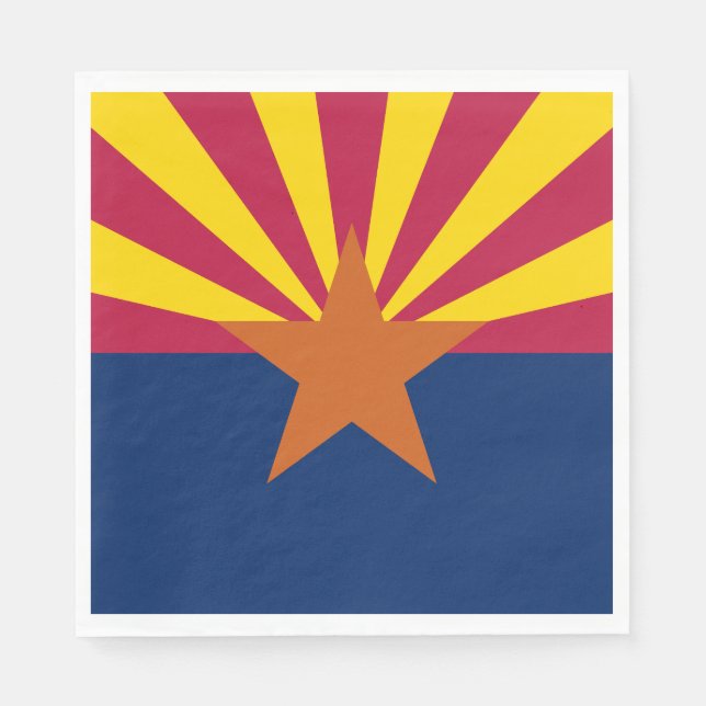 Arizona State Flag Napkins (Front)