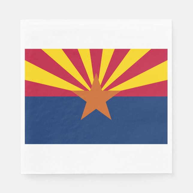 Arizona State Flag Napkins (Front)