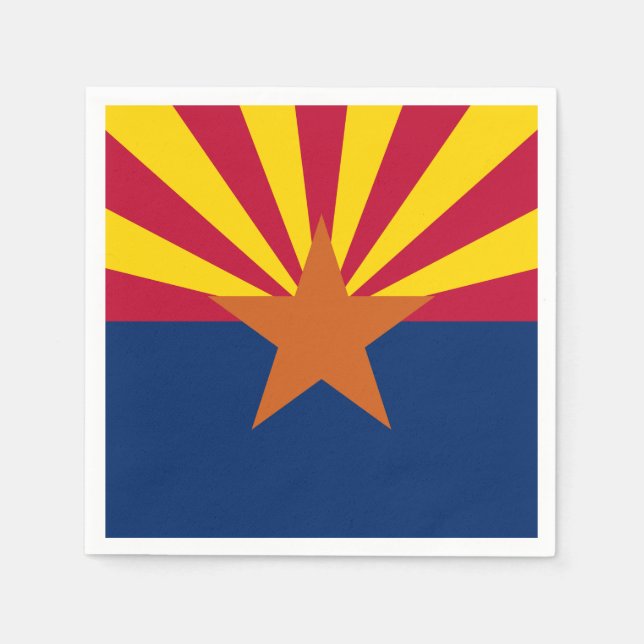 Arizona State Flag Napkins (Front)
