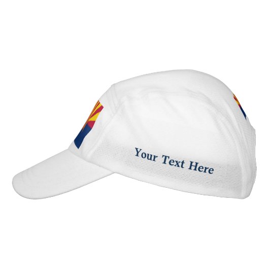 Arizona State Flag Personalized Headsweats Hat (Left)