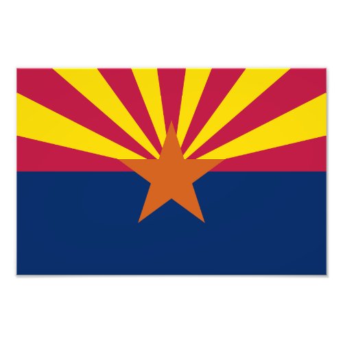 Arizona State Flag Photo Print