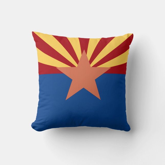 Arizona State Flag Pillow (Front)