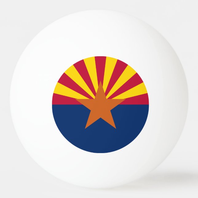 Arizona State Flag Ping Pong Ball (Front)