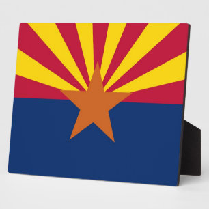 Arizona State Flag Plaque
