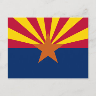 Arizona State Flag Postcard