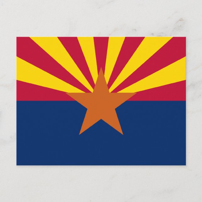 Arizona State Flag Postcard (Front)
