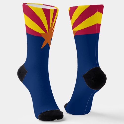 Arizona State Flag Proud Arizonan Socks