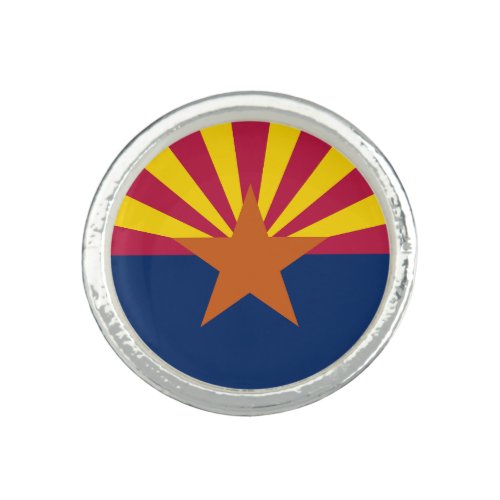 Arizona State Flag Ring