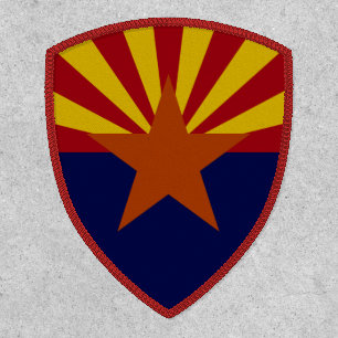 Arizona State Flag Shield Patch