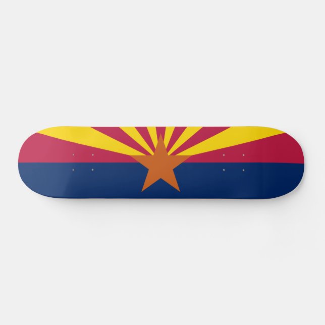 Arizona State Flag Skateboard (Horz)
