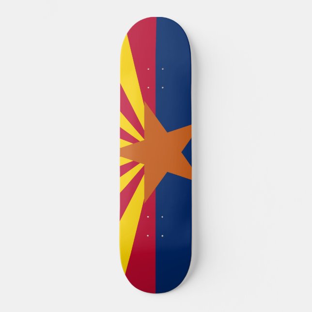 Arizona State Flag Skateboard Deck (Front)