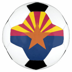 Arizona State Flag Soccer Ball