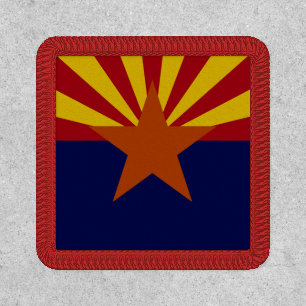 Arizona State Flag Square Patch