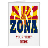 Arizona state flag text (Front)