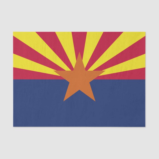 Arizona State Flag Tissue Paper (Front)