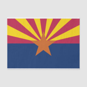 Arizona State Flag Tissue Paper