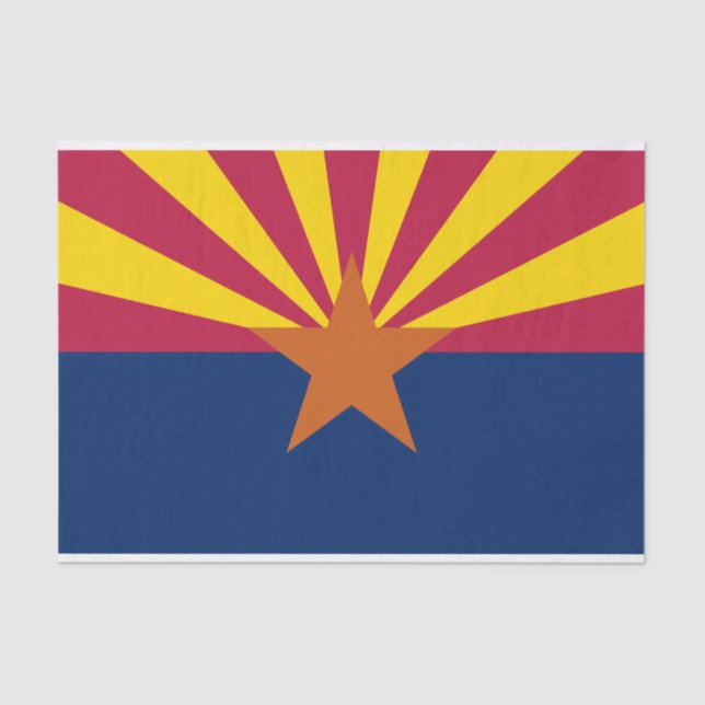 Arizona State Flag Tissue Paper (Front)