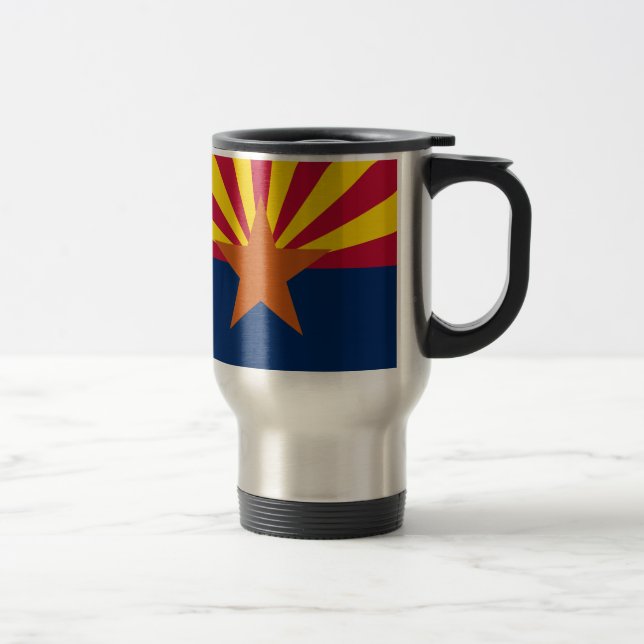 Arizona State Flag Travel Mug (Right)