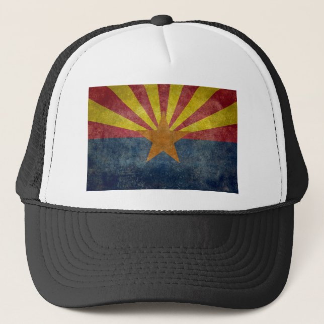 Arizona State Flag Trucker Hat (Front)