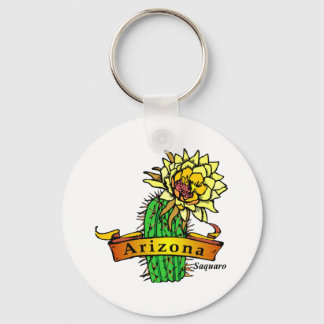 Arizona State Flower - Saguaro Keychain