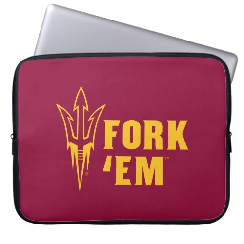 Arizona State Fork Em Laptop Sleeve