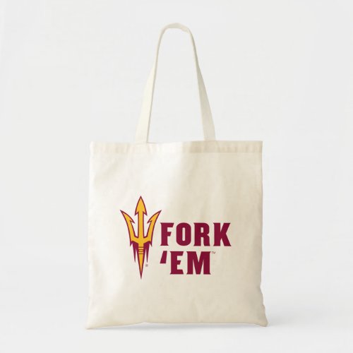 Arizona State Fork Em Tote Bag