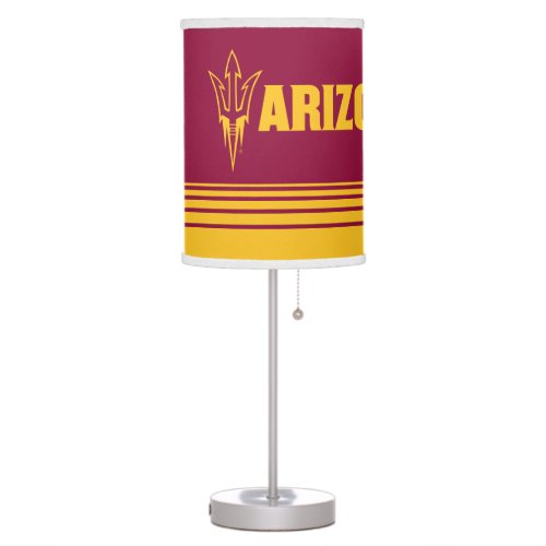 Arizona State Fork  Stripes Table Lamp