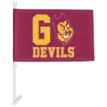 Arizona State Go Devils Car Flag