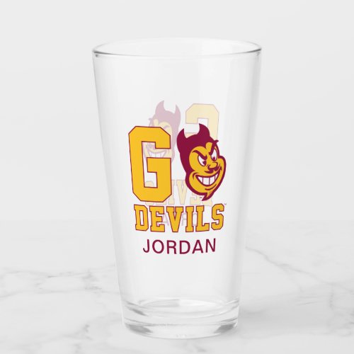 Arizona State Go Devils Glass