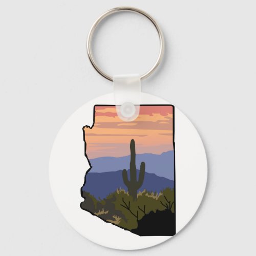 Arizona State Keychain