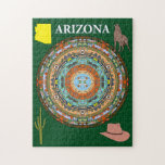 Arizona State Mandala Puzzle at Zazzle