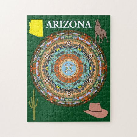 Arizona State Mandala Puzzle