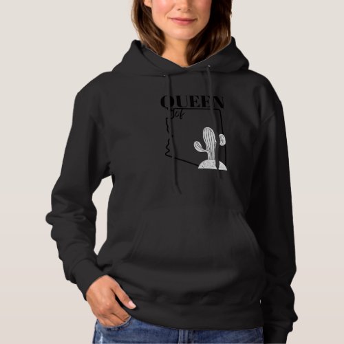 Arizona State Map Queen Of Arizona Hoodie