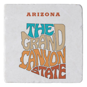 Arizona State Nickname Word Art Trivet