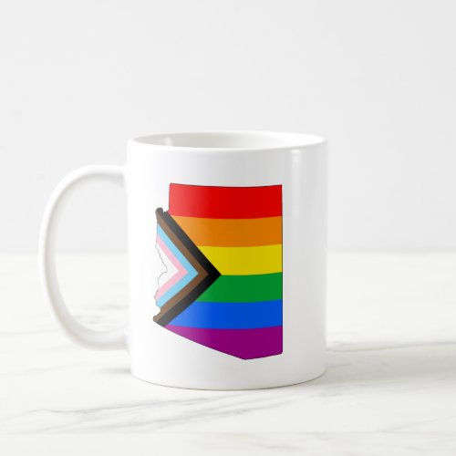 Arizona State Pride LGBTQ Progress Pride Coffee Mug