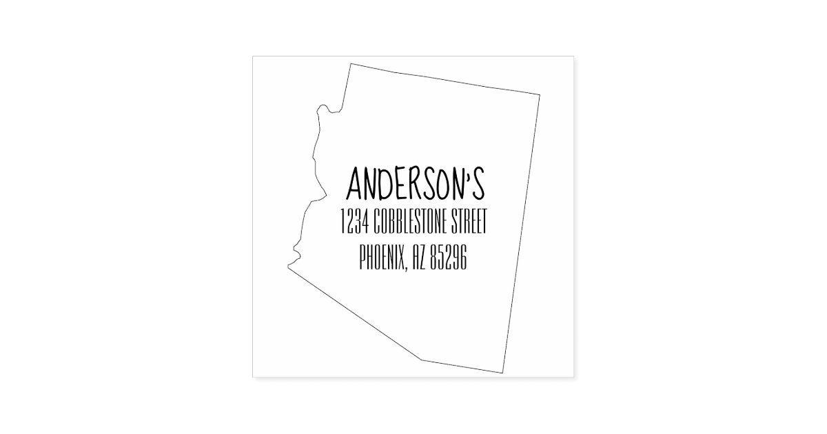 Arizona State Return Address Selfinking Stamp Zazzle