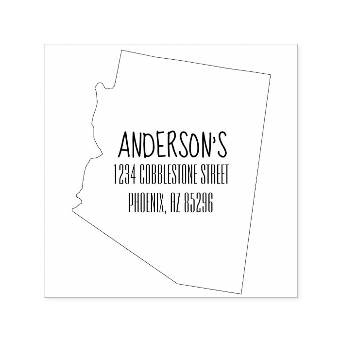 Arizona State Return Address Selfinking Stamp
